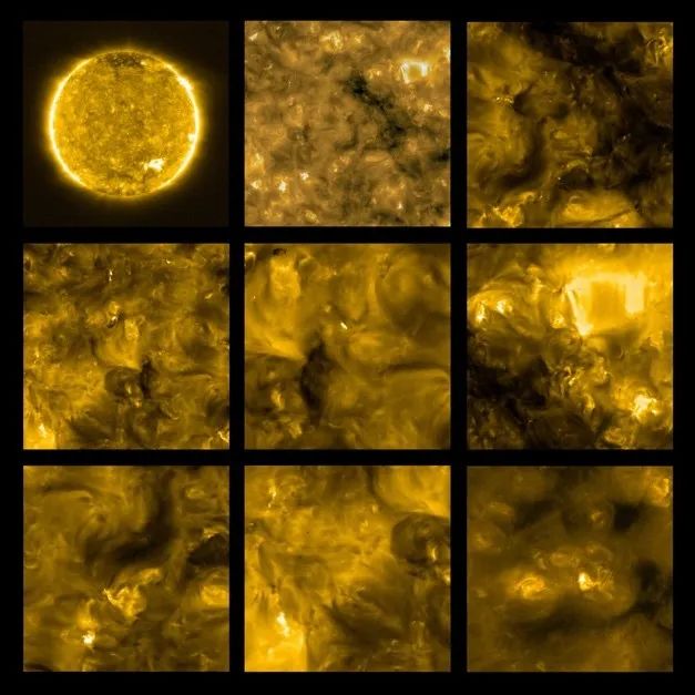 太阳表面被称为“营火”的微小耀斑。| Solar Orbiter/EUITeam/ESA & NASA; CSL, IAS, MPS, PMOD/WRC, ROB, UCL/MSSL