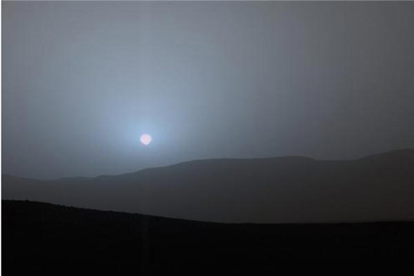 火星上看地球真实照片 火星上能观测到地球日出日落吗